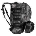 Rucsac militar pentru drumetie, impermeabil, ultra usor, 50litri, gri