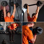 Set de greutati multifunctionale transformabil in gantere, kettlebell, haltera, total 40 kg