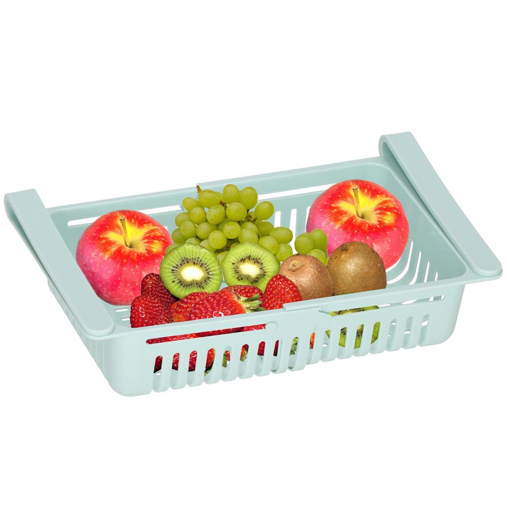 Organizator frigider, model cos extensibil, 16x28.5cm, menta