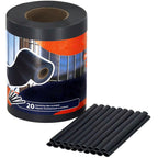 Panou de gard pentru intimitate in gradina, PVC, 35 x 0.19 m, gri antracit