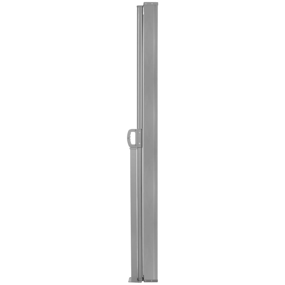 Paravan lateral pentru intimitate, extensibil, sistem fixare inclus, 160x300cm, gri deschis