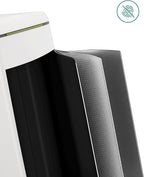 SONGMICS Cos de gunoi din inox cu 2 galeti interioare, colectare selectiva, 2x20 litri, alb