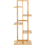 Stand de flori din lemn cu 6 etajere suport GA199, 102x40cm