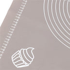 Plansa din silicon alimentar de framantat aluat, rezistenta la temperaturi ridicate, 65x45cm, gri