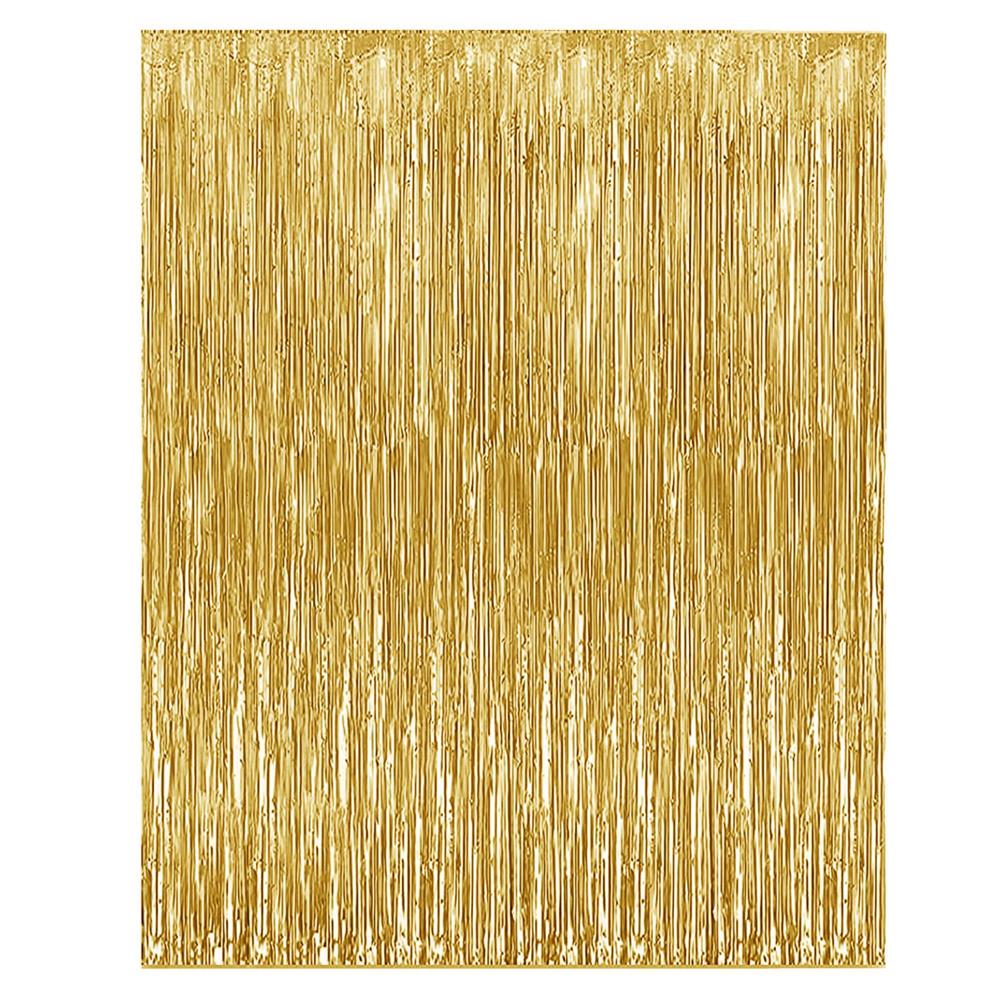 Set 46 baloane si decoratiuni, Happy Birthday, incluse fata de masa si perdea negru auriu