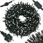 Ghirlanda luminoasa tip perdea Premium 300 LED-uri, 14,5m, 18Wati, interior/exterior, cu flash, alb rece