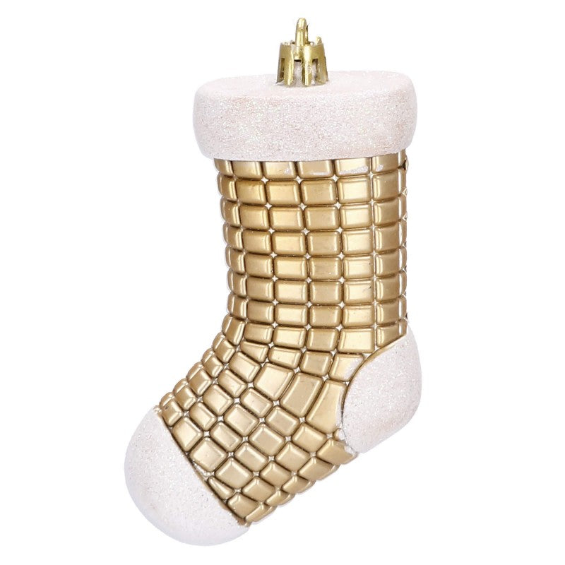 Set globuri si decoratiuni de Craciun, 77 piese, diverse dimensiuni, auriu