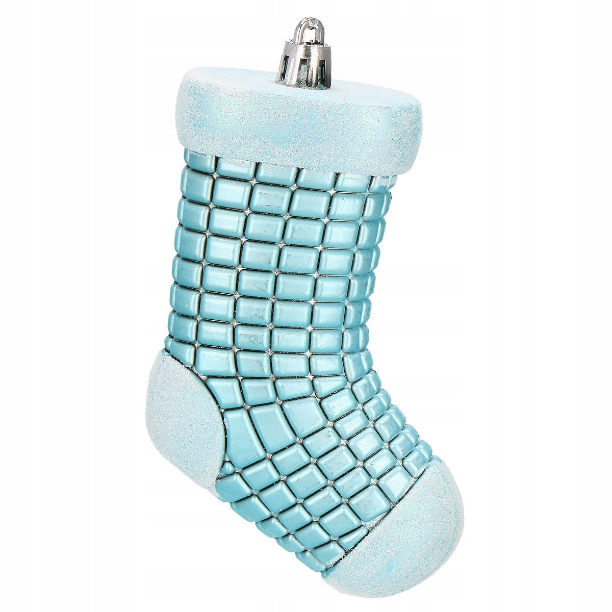 Set globuri si decoratiuni de Craciun, 72 piese, diverse dimensiuni, albastru