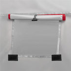 Cort plaja sau camping, impemeabil, cu terasa, 4 locuri, 200x350x135cm, gri