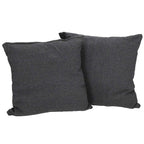 Hamac tip leagan suspendat pentru casa sau gradina HM45, gri inchis cu perne, 130x100cm, 150kg