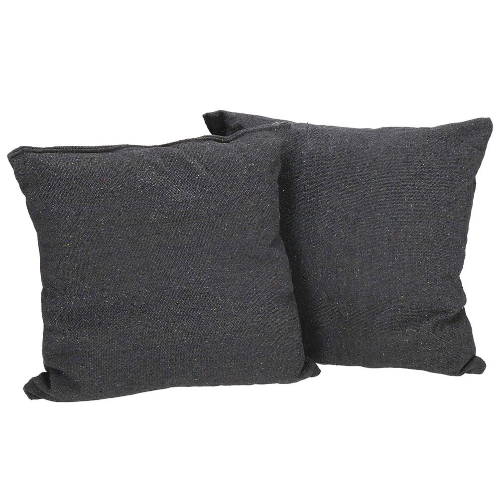 Hamac tip leagan suspendat pentru casa sau gradina HM45, gri inchis cu perne, 130x100cm, 150kg