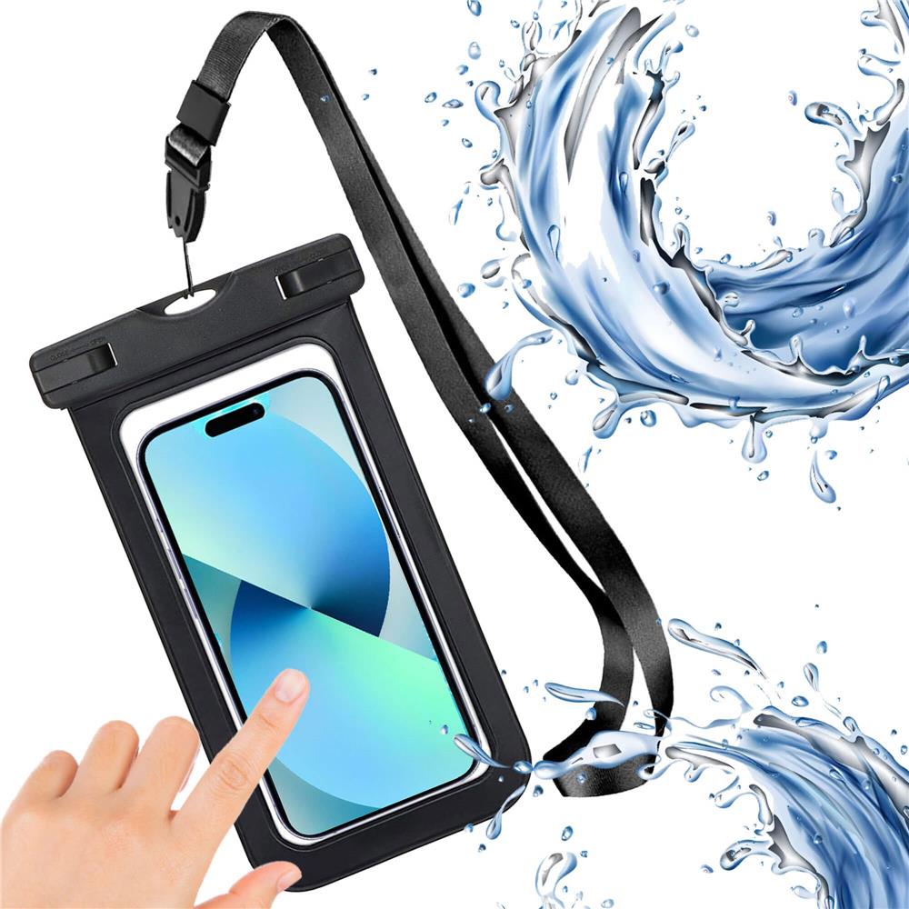 Husa telefon subacvatica waterproof impermeabila, universala, 205x115mm, cu snur