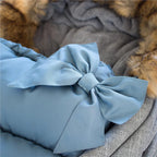 Sac iarna de bebelusi pentru carucior, marime universala, 90x45cm, albastru