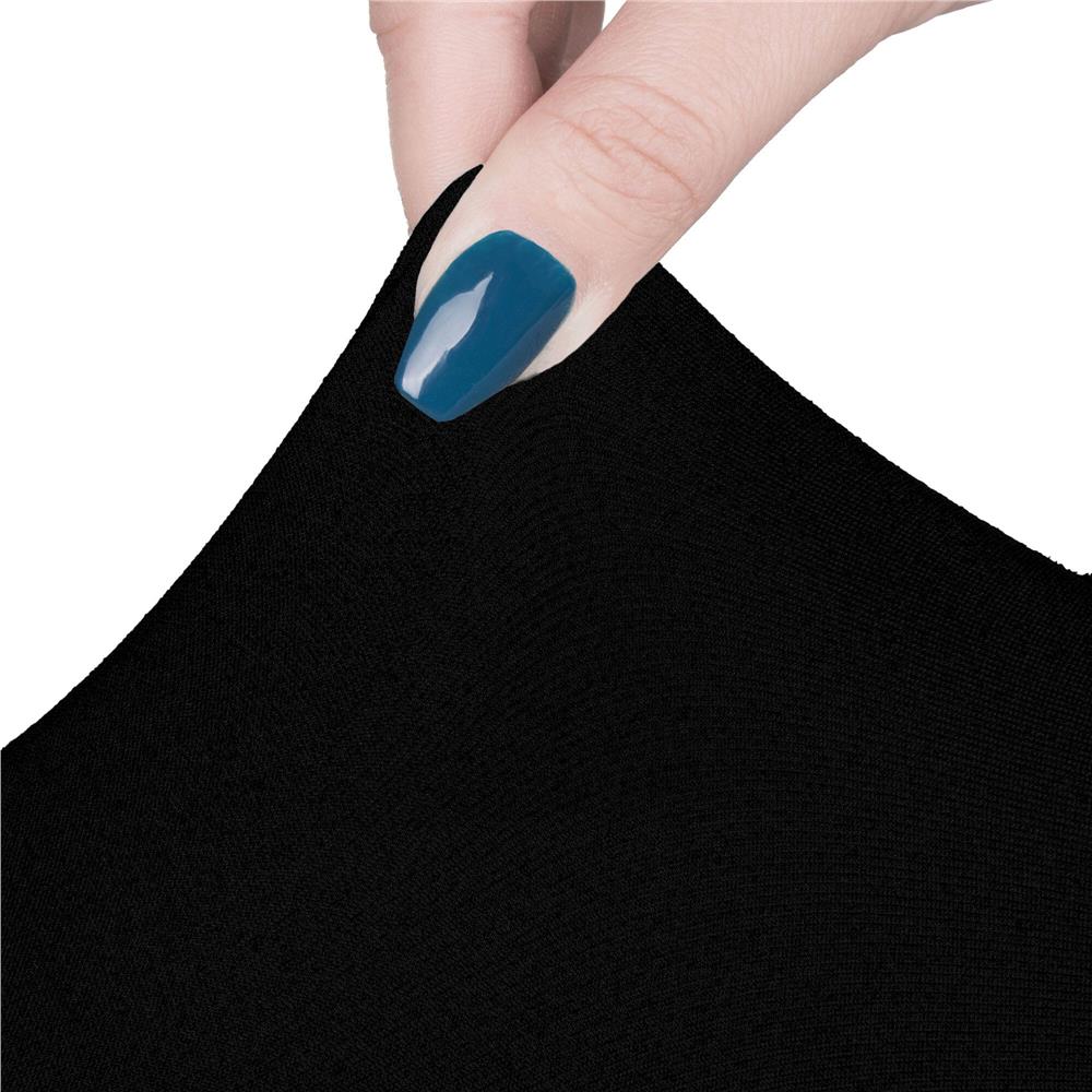 Set 4 huse pentru scaune de evenimente, marime universala, poliester si spandex, negru