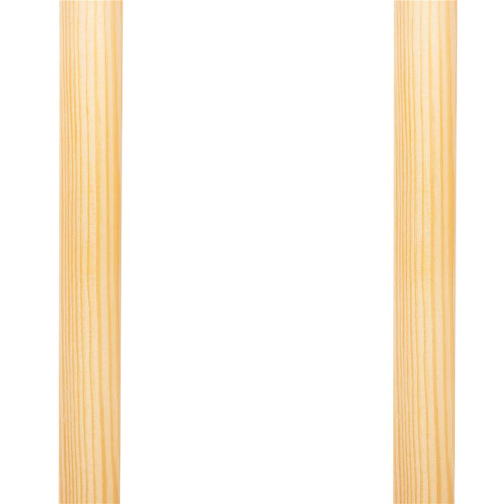 Poarta de siguranta Safety Gate pentru scari, ajustabila 72-122 cm, din lemn, maro