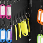 Cutie metalica din otel pentru 30 chei, echipata, 20x16x7.5cm, neagra