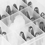 Set patiserie, 83 piese cu sabloane pentru ornarea prajiturilor