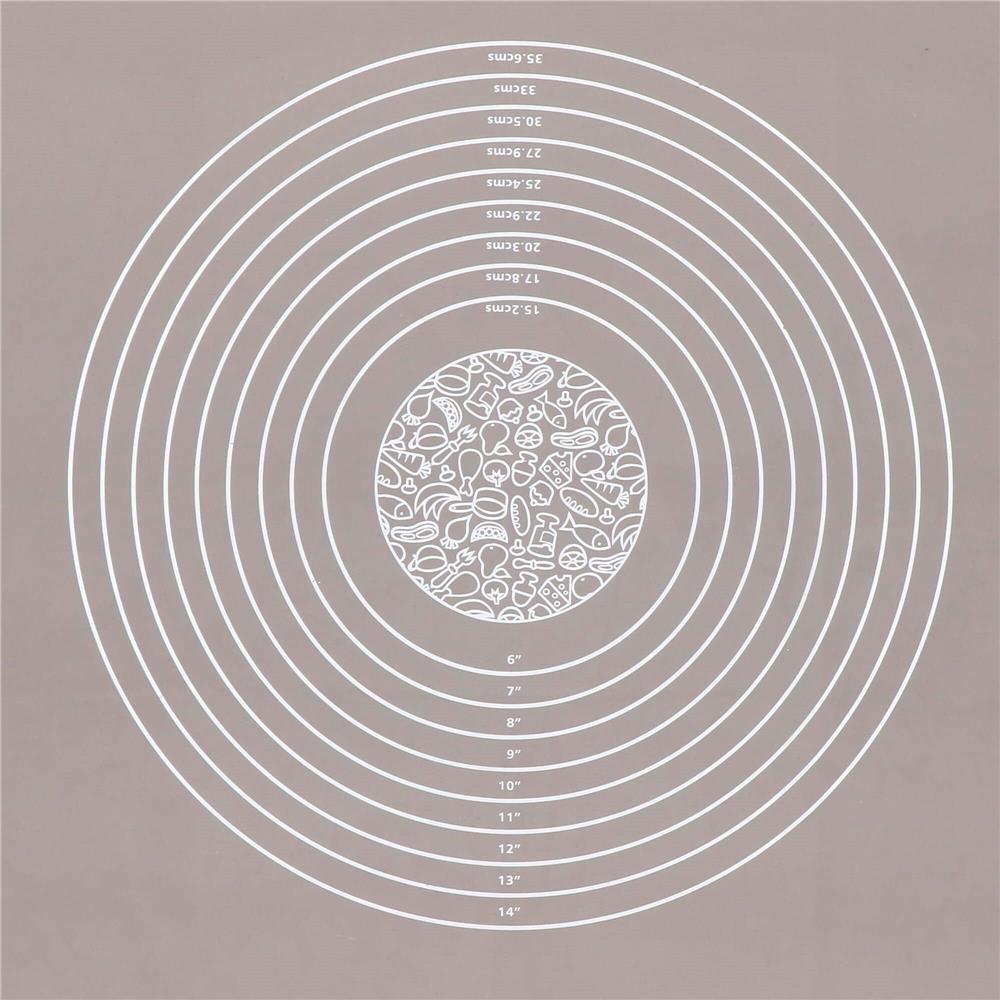 Plansa din silicon alimentar de framantat aluat, rezistenta la temperaturi ridicate, 50x40cm, gri