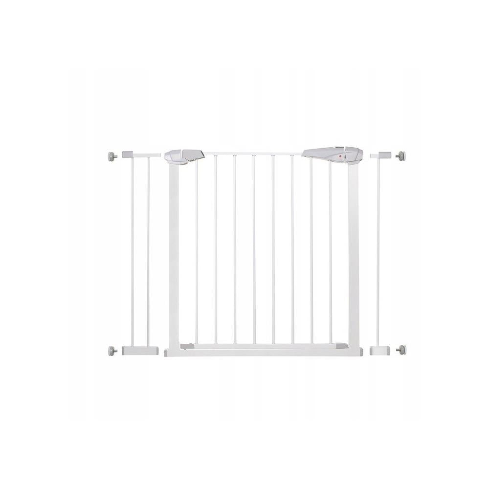 Poarta de siguranta Safety Gate pentru scari, ajustabila 97-106 cm, din otel, alba