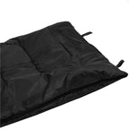 Sac de dormit, cu geanta de transport, 190x73cm, 10-25grade, culoare negru