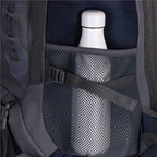 Rucsac tactic militar pentru drumetie, cu husa de ploaie, 60 litri, 25 kg, 70x40x24 cm, gri albastru