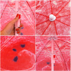 Umbrela de plaja pliabila,  BU020, 180cm, pepene verde