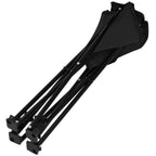 Masa plianta camping sau pescuit, cu 2 suporturi pahar, 46x46x45 cm, negru