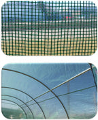 Sera de gradina, tip tunel cu cadru metalic, 250x400cm, 10mp (3 segmente)