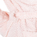 Halat de baie pentru femei pana la genunchi, cu gluga, marimea L/XL, roz