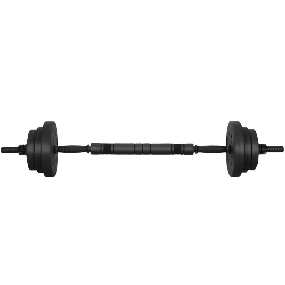Set de greutati multifunctionale transformabil in gantere, kettlebell, haltera, total 29 kg