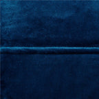 Patura tip hanorac, cu maneci, gluga si buzunare, material plus, marime universala, albastra