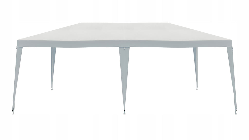 Cort pavilion de gradina, 600x300 cm, impermeabil cu rezistenta UV, alb