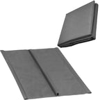 Husa din panza pentru leagan de gradina, sezut si spatar, 110x90cm, gri inchis