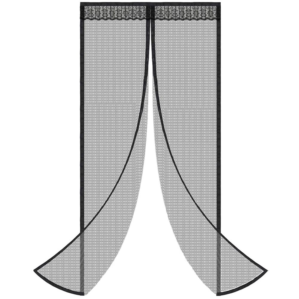 Plasa anti-insecte, cu inchidere magnetica, latime 100cm, inaltime 210cm, negru