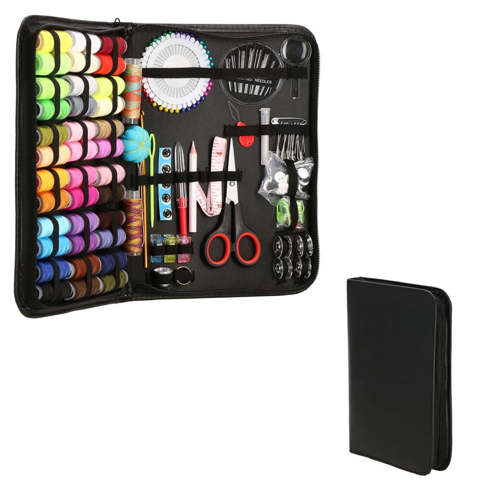 Set articole de cusut cu geanta de depozitare, 183 piese