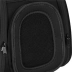 Geanta pentru transport animale mici-medii, pentru caine si pisica, pliabila, curea de umar, 25x45x37 cm, negru