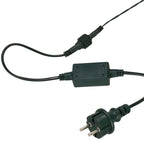 Ghirlanda luminoasa tip perdea Premium 500 LED-uri, 22,5m, 30Wati, interior/exterior, cu flash, alb cald (galben)