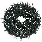 Ghirlanda luminoasa tip perdea Premium 300 LED-uri, 14,5m, 18Wati, interior/exterior, cu flash, alb rece