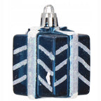 Set globuri si decoratiuni de Craciun, 77 piese, diverse dimensiuni, albastru inchis