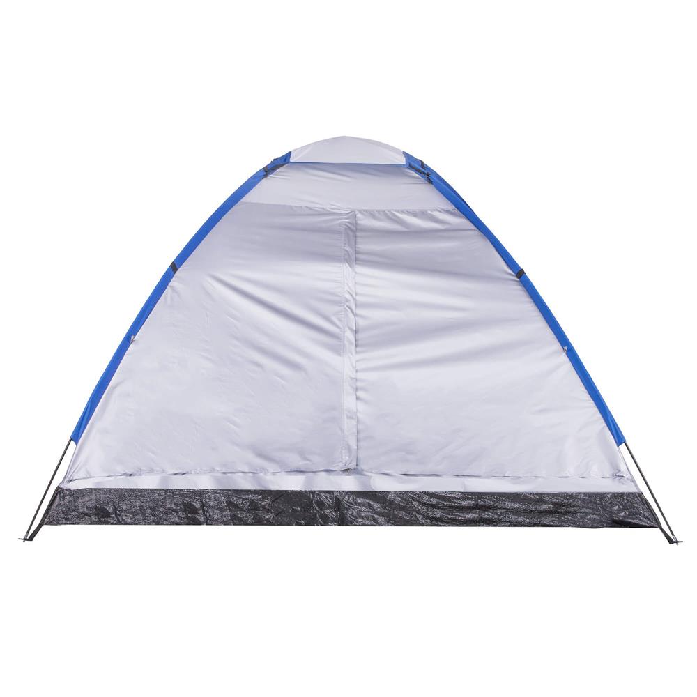 Cort plaja sau camping, impemeabil, cu protectie UV, 4 locuri, 210x240x130cm, gri albastru