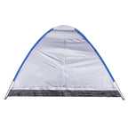 Cort plaja sau camping, impemeabil, cu protectie UV, 4 locuri, 210x240x130cm, gri albastru