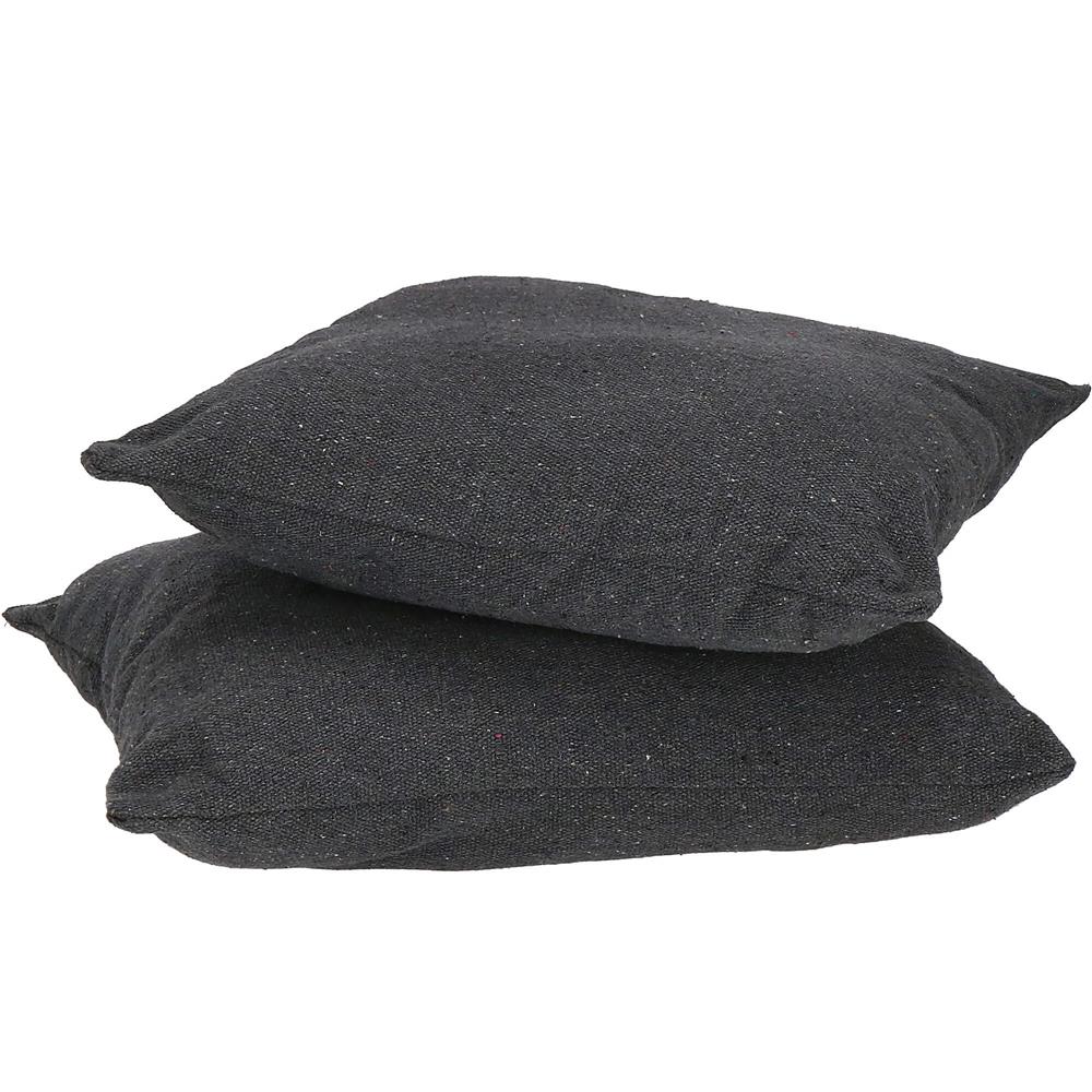 Hamac tip leagan suspendat pentru casa sau gradina, gri inchis cu perne, 130x100cm, 150kg