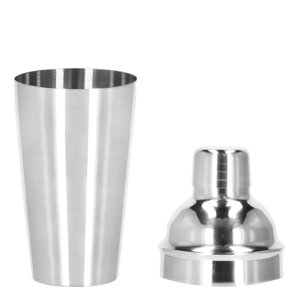 Set Cocktail Shaker Kit pentru barmani 750ml, KI25, suport bambus, 12 piese