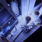 (DL) Instalatie lumina decorativa cu 300 LED-uri, telecomanda, 30m, iluminare alba