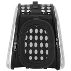 Geanta pentru transport animale de companie pisica sau catel, M, 42x26x32 cm, transparent