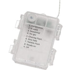 Perdea luminoasa 300 LED-uri, 3m, pentru interior/exterior, telecomanda, iluminare galbena