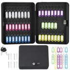 Cutie metalica din otel pentru 48 chei, echipata, 30x24x7.5cm, neagra