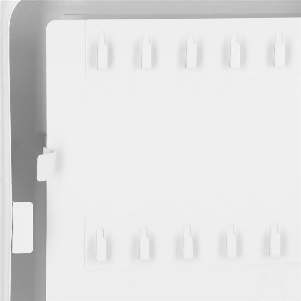 Cutie metalica din otel pentru 48 chei, echipata, 25x20x7.5cm, alba