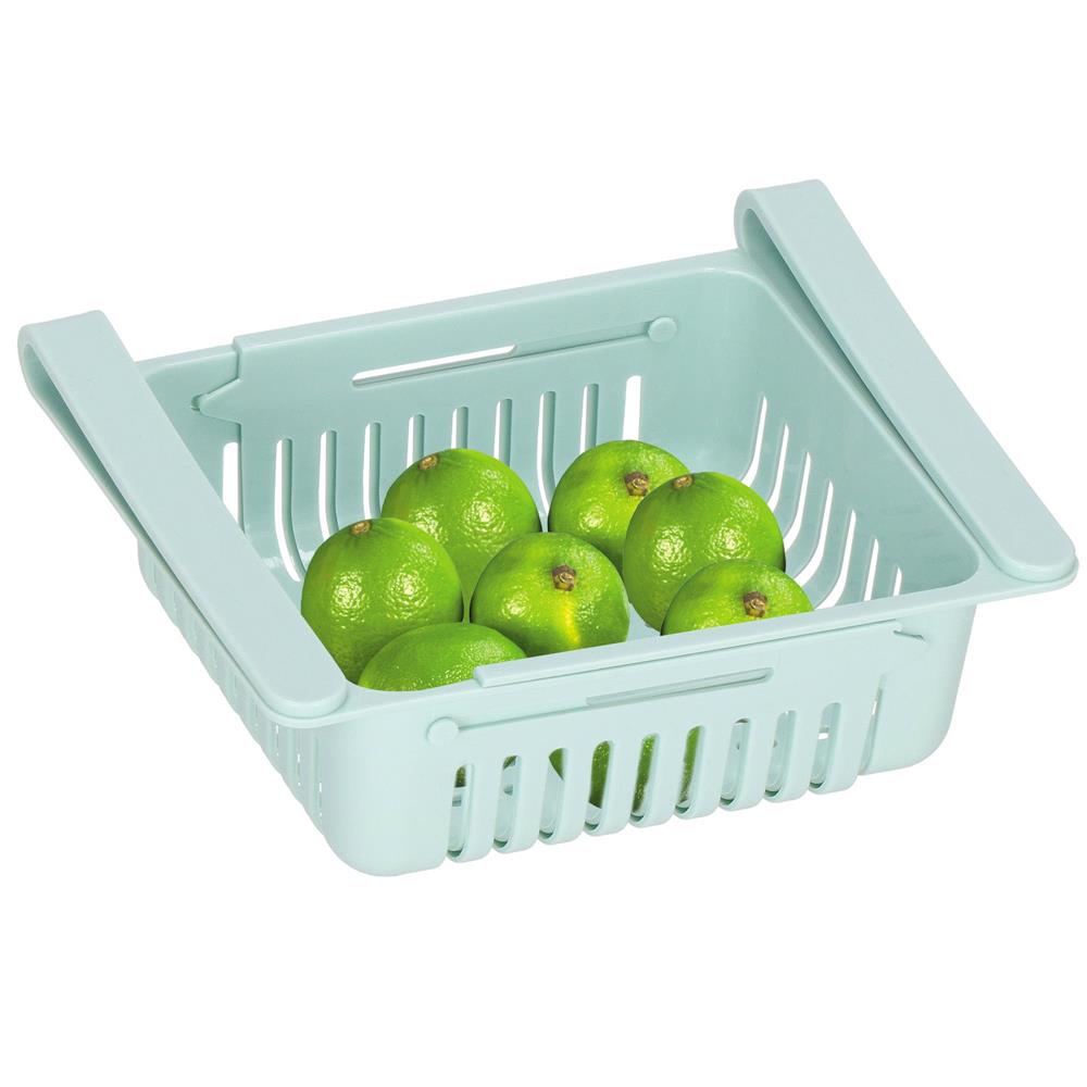 Organizator frigider, model cos extensibil, 16x28.5cm, menta