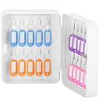 Cutie metalica din otel pentru 20 chei, echipata, 20x16x7.5cm, alba